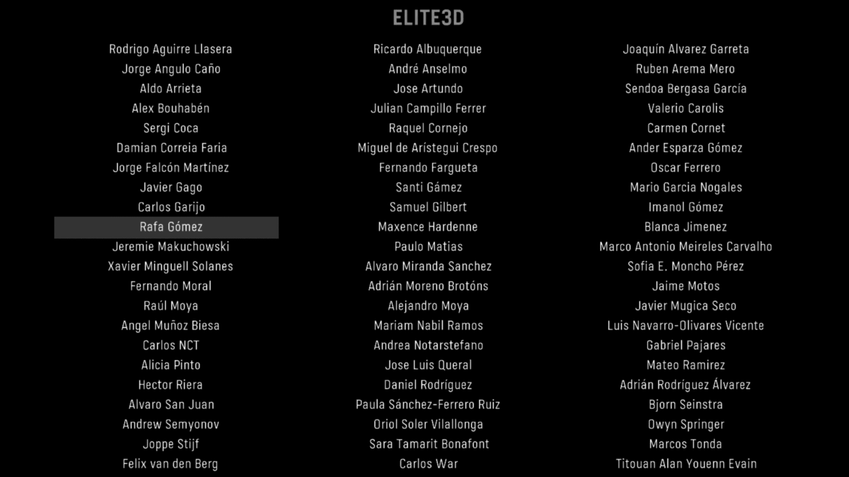 Call of Duty: Vanguard créditos elite3d