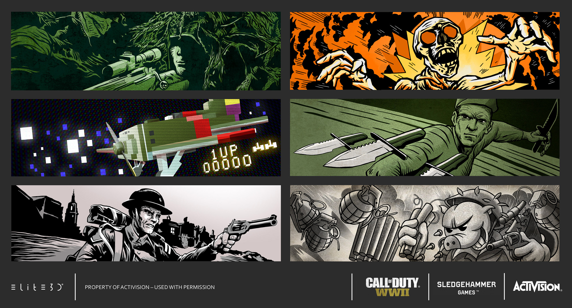 Call of Duty WWII Calling Cards