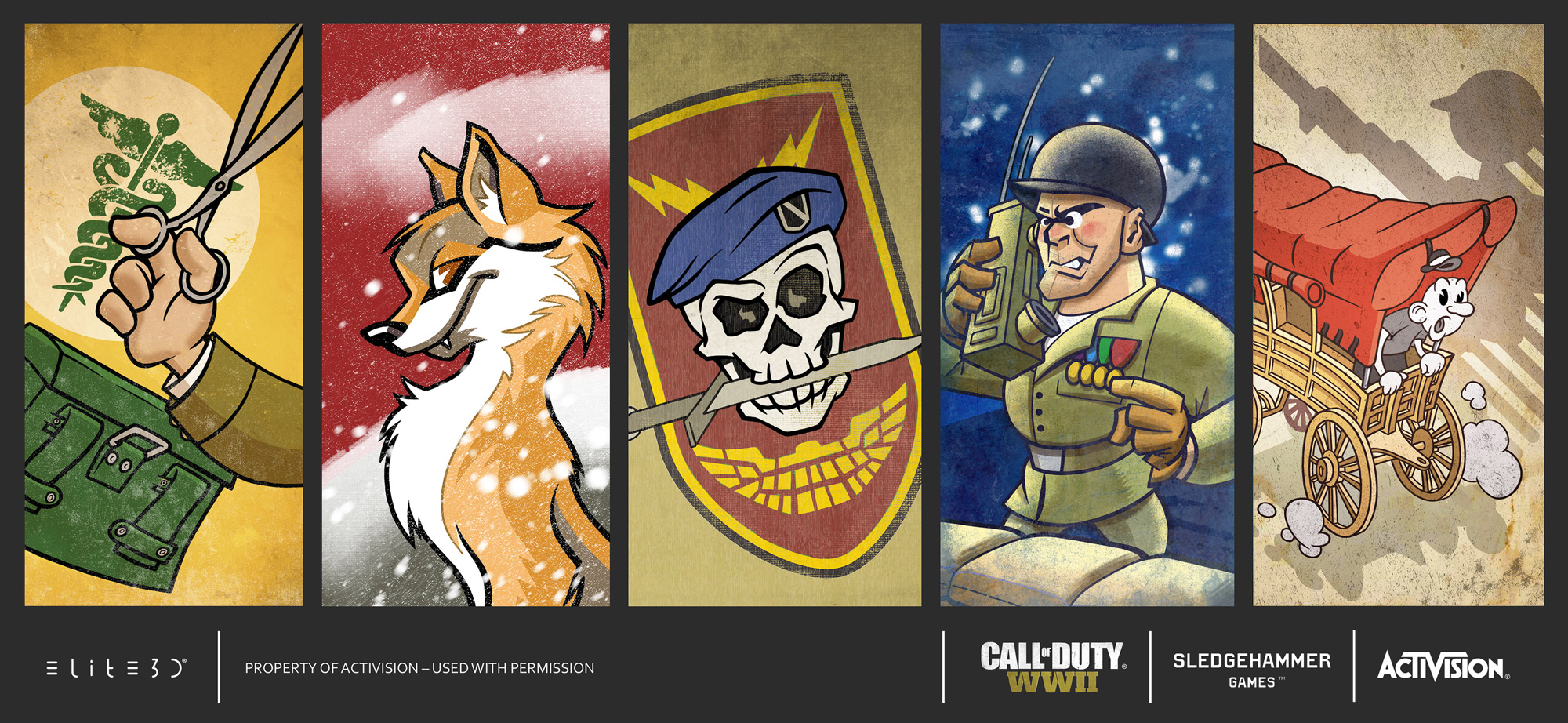 Call of Duty WWII Pistol Grips